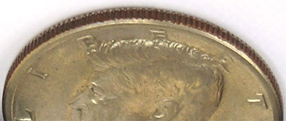 Fluted Coin edge