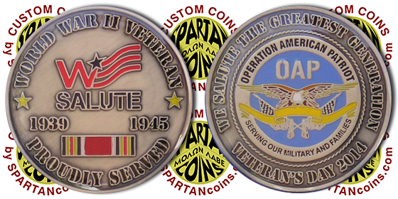 soft enamel painted coin with epoxy