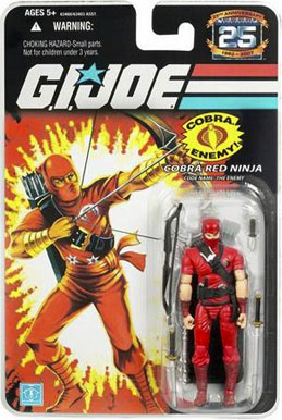 25th Anniversary GI Joe – Cobra Red Ninja | Spartan Coins Store