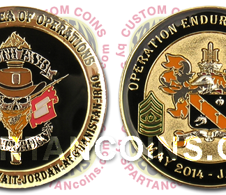 40th Expeditionary Signal Battalion army challenge coin