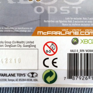 Halo 3 Series 8 Ripa Moramee Arbiter barcode